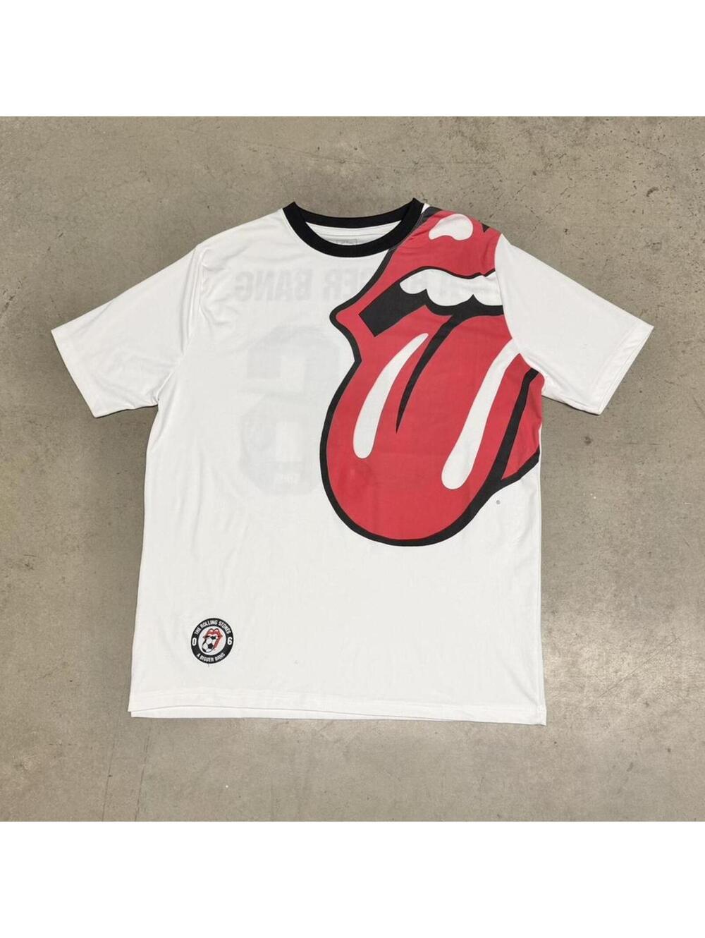 Vintage 2006 Rolling Stones A Bigger Bang Tour Soccer Jersey Mens Large Anthill